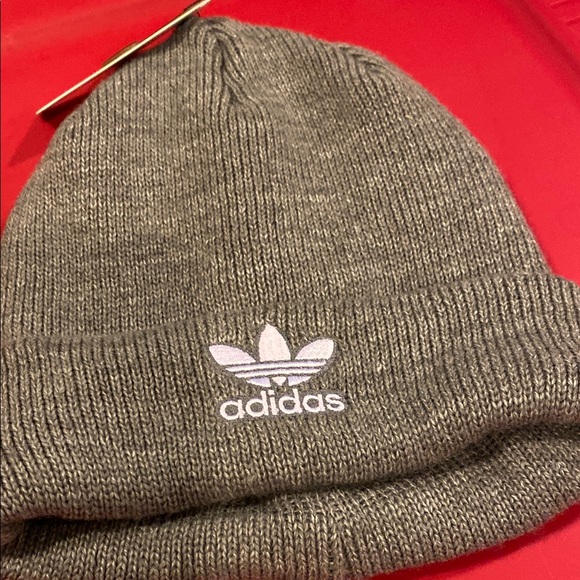 adidas Accessories - Adidas Gray Knit Beanie